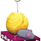mouse and yarn catnip balloon weight photo holder