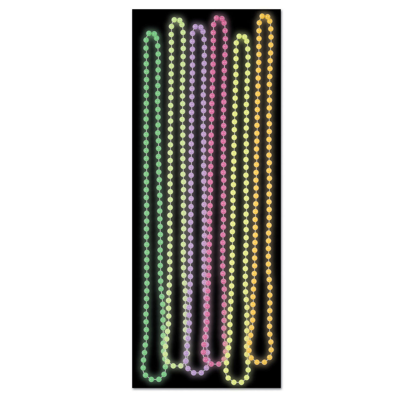GID Neon Party Beads 6pk