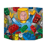 Building Blocks Lego Style Photo Background Party Prop