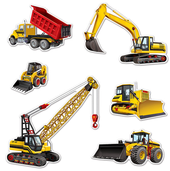 Construction Equipment Wall Decoration