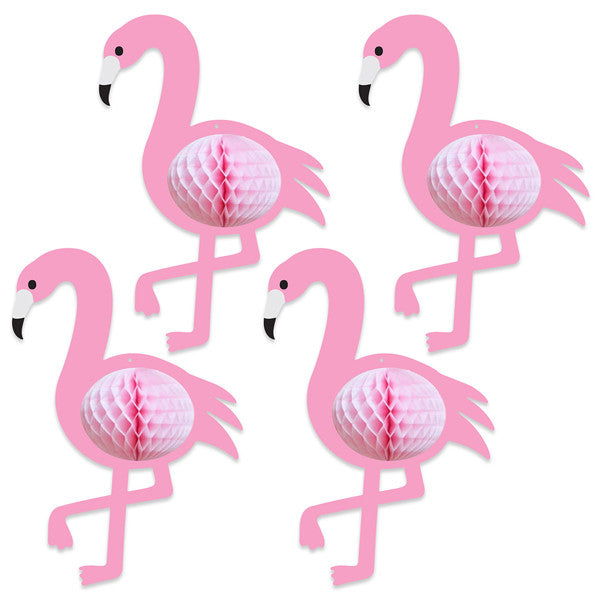 Hanging Pink Flamingos Party Decoration