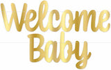 Welcome Baby Letter Streamer