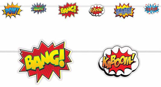 Superhero Party Streamer Decoration