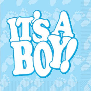 It's A Boy Luncheon Napkins
