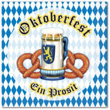 Oktoberfest Beverage Napkins – German Beer Party Tableware 16/CT