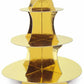 Metallic Gold Cupcake Stand Party Decor