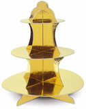 Metallic Gold Cupcake Stand Party Decor