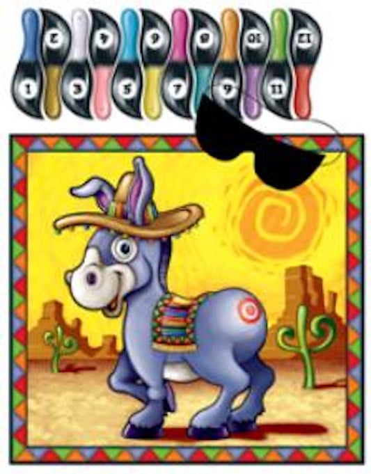Pin the Tail on the Donkey Birthday Party Game