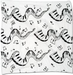 musical notes bandana