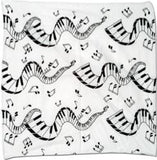 musical notes bandana