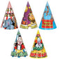 Assorted Paper Circus Birthday Party Cone Hats