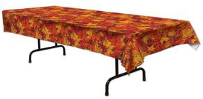 FALL LEAF TABLECOVER (1/PKG) 50"X108"