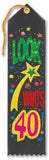 Look Who's 40 Award Ribbon 40th Birthday Party Accessory