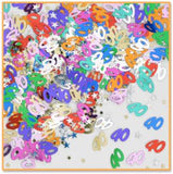 Table Decoration 40th Birthday Anniversary Confetti