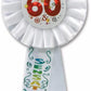 60th Birthday Badge Pin