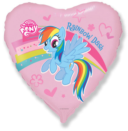 Rainbow Dash Balloon My Little Pony Heart