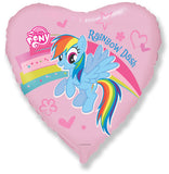 Rainbow Dash Balloon My Little Pony Heart