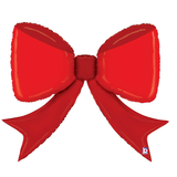 Large Red Bow Foil Balloon 41 Inches