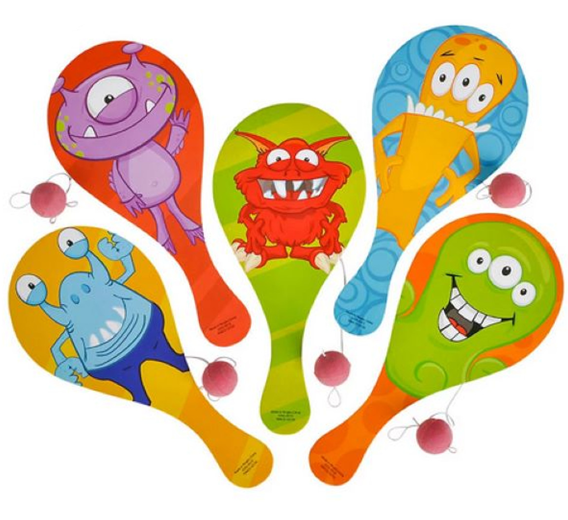 Classic paddle Board with monsters