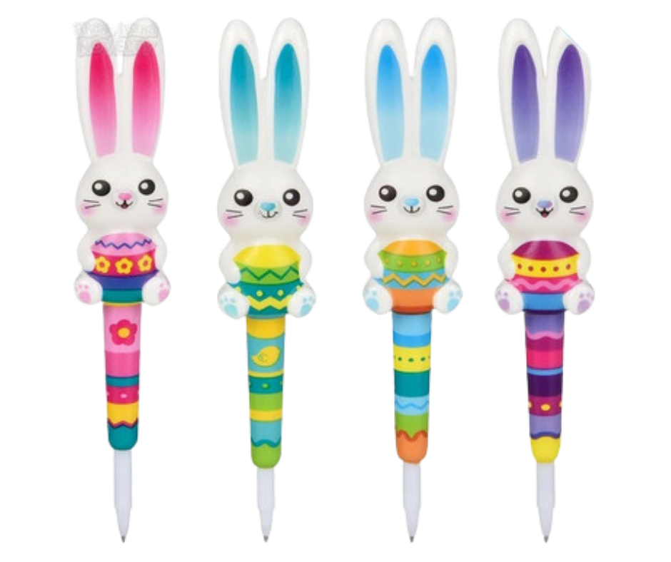 easter bunny squish pens