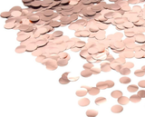 Balloon Confetti Dots 22 Grams Foil Rose Gold 1.5CM-Round