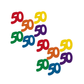 Jumbo Fanci-Fetti Number 50 Party Confetti Decoration 12pcs