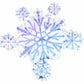 32" Snowflake Shaped Helium Balloon