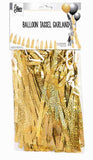 6 feet Gold Tassels for Balloons