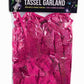 6 feet Hot Pink Tassels for Balloons