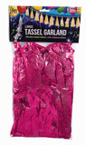 6 feet Hot Pink Tassels for Balloons