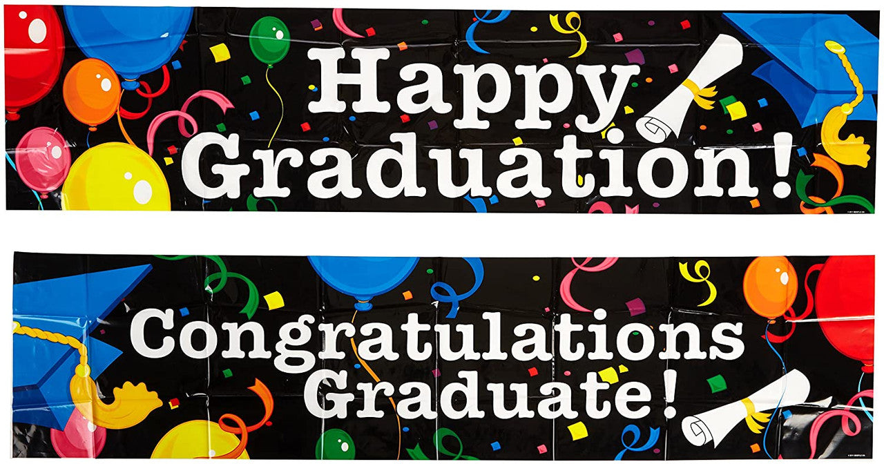 Grad Party Banners 2/pk