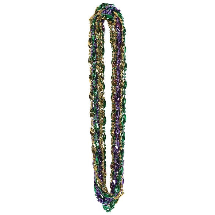 Assorted Mardi Gras Beads 12pcs