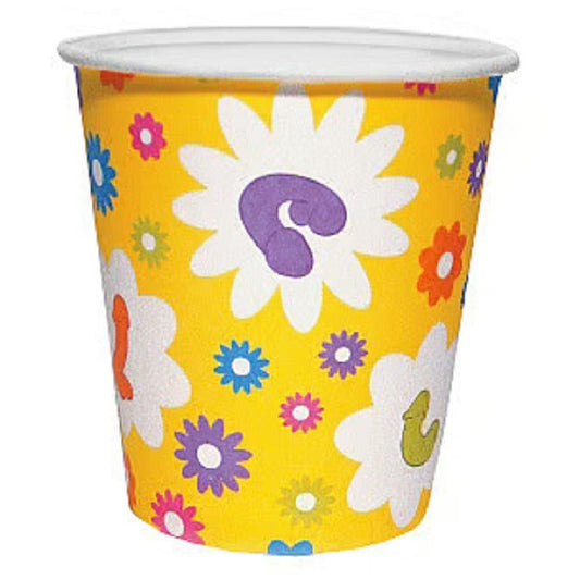 Super Fun Colorful Penis Paper Cups