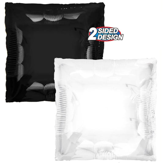 TUFTEX 24" SQUARED FOIL Black & White