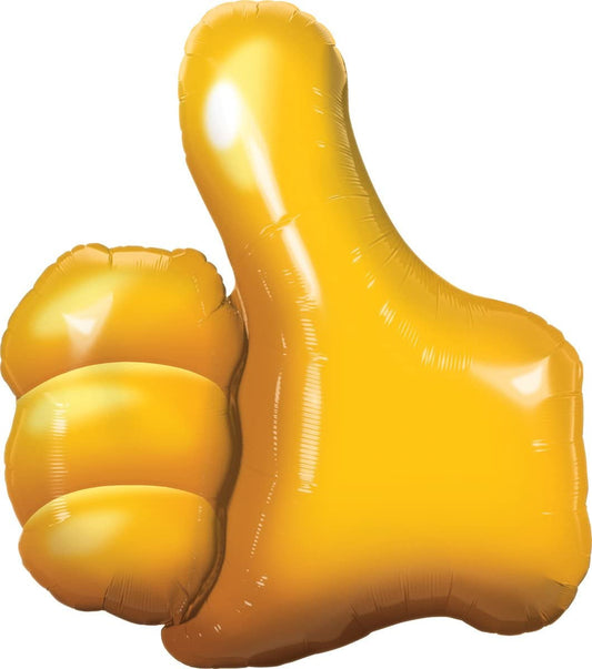 35" Jumbo Thumbs Up Emoji Foil Balloon Party Decor