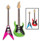 Electric Guitar Rock N' Roll Jumbo Cutouts Party Wall Decor 2 PCS