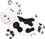 Supershape 30" Cow Foil Balloon Party Decor