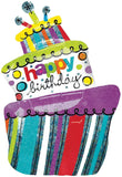 Happy Birthday Cake Balloon 37"