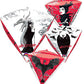 Diamondz Shaped Maleficent Foil Balloon