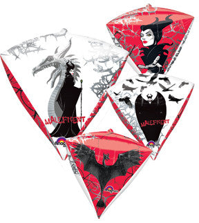 Diamondz Shaped Maleficent Foil Balloon