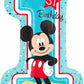 Baby's 1st Birthday Mickey Mouse Jumbo Foil Balloon