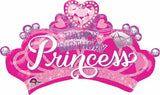 Jumbo Pink Crown Birthday Balloon