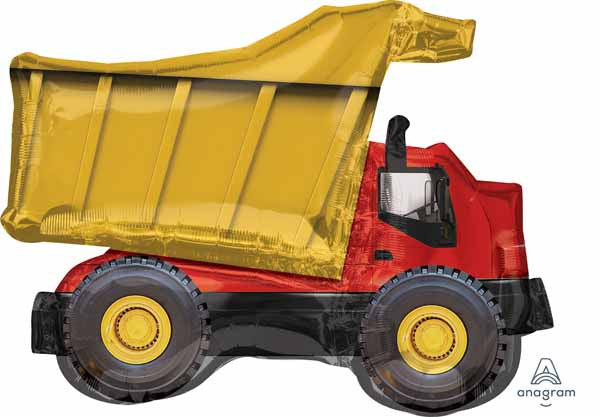 Huge Dump Truck Balloon for Birthday Parties