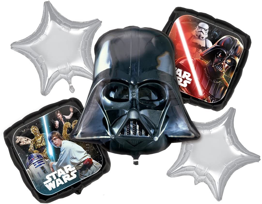 Darth Vader Happy Birthday Balloon Bouquet Star Wars