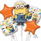 The Minions Balloons Bouquet for Birthday Parties