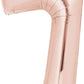 Number 7 balloon 34 inches