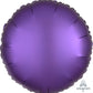 Purple Royale Round Satin Balloon