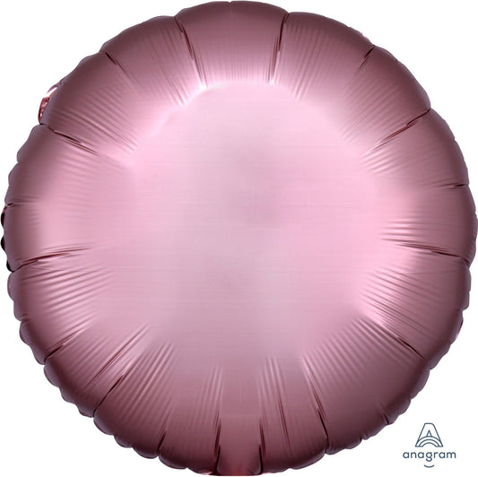 Rose Copper Round balloon Satin Finish