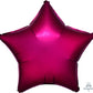 19" Pomegranate Deep Hot Pink Star Balloon