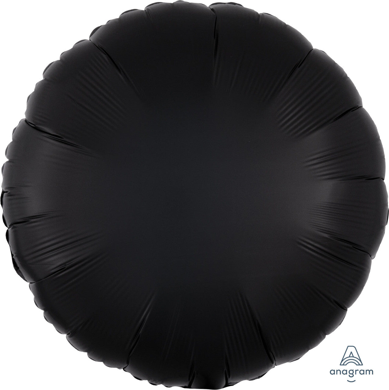 18" Round Foil Balloon Onyx Shimmering Matte